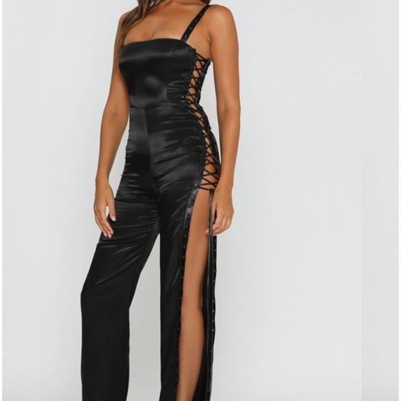 Meshki Celina Lace up Jumpsuit - Picture 3 of 7